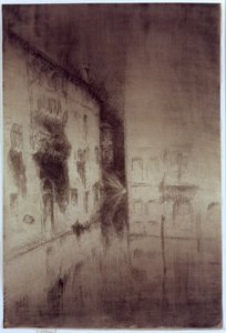 Nocturne: Paleizen, 1879-80 door James Abbott McNeill Whistler