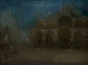Nocturne, blauw en goud - Sint-Marcus, Venetië, 1879-1903