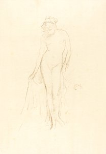 Naaktmodel, Staand