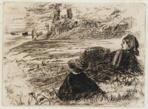 Kindermeisje en Kind, 1859