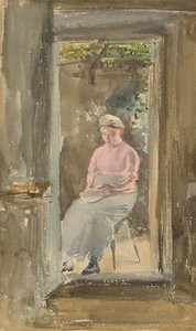 Roze Notitie - Erwten Doppen, 1882-1884 door James Abbott McNeill Whistler