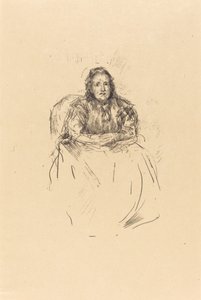 Portretstudie: mevrouw Philip door James Abbott McNeill Whistler