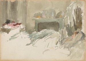 Rustend in Bed, 1883-1884