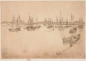 San Giorgio uit de tweede Venetië-serie door James Abbott McNeill Whistler