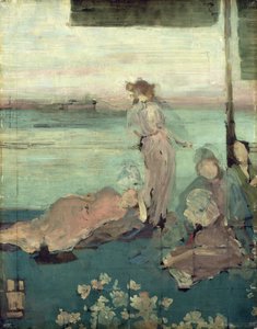 Schets voor Het Balkon door James Abbott McNeill Whistler
