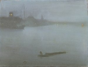 Thames - Nocturne in blauw en zilver