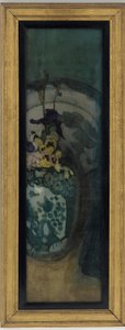 Het Blauwe Meisje fragment: Paars en Blauw, 1872-1876 door James Abbott McNeill Whistler