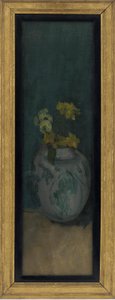 Het Blauwe Meisje fragment: Geel en Blauw, 1872-1876 door James Abbott McNeill Whistler