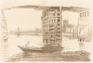 De brede brug, 1878 door James Abbott McNeill Whistler