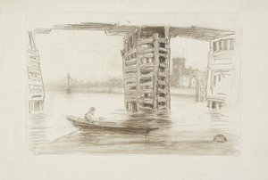 De brede brug door James Abbott McNeill Whistler
