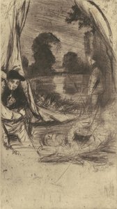 Het kamp, 1861 gepubliceerd 1879 door James Abbott McNeill Whistler