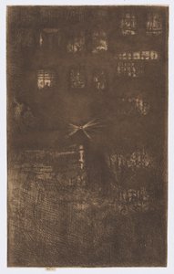 Het Danshuis: Nocturne door James Abbott McNeill Whistler