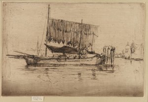 De Vissersboot, 1879-1880 door James Abbott McNeill Whistler