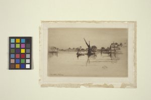De kleine Putney, nr. 2 door James Abbott McNeill Whistler