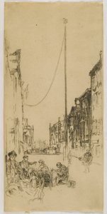 De Mast, 1880 door James Abbott McNeill Whistler