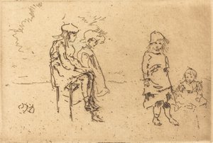 De Menpes Kinderen, ca. 1884-1886