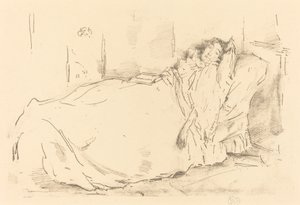 De Siësta, 1896 door James Abbott McNeill Whistler