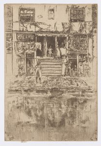 De Trappen, Amsterdam door James Abbott McNeill Whistler