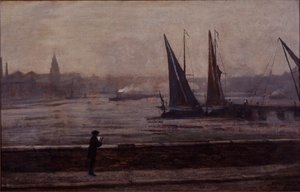 De Theems vanaf Battersea Bridge
