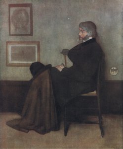 Portret van Thomas Carlyle, Bibbys Annual, 1916-1917 door James Abbott McNeill Whistler