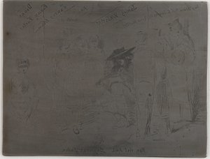 Titel van de Franse Set, 1858 door James Abbott McNeill Whistler