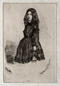 Twaalf Etsen uit de Natuur: Annie, 1858 door James Abbott McNeill Whistler
