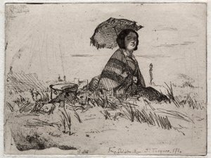 Twaalf etsen uit de natuur: En Plein Soleil, 1858