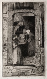 Twaalf etsen uit de natuur: La Marchande de Moutarde, 1858 door James Abbott McNeill Whistler