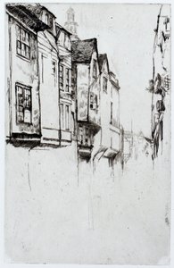 Wych Street door James Abbott McNeill Whistler