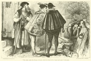 De kelder onder het Hogerhuis, die hij vol hout en kolen vond