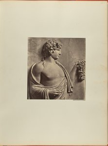 Antinous, bas-reliëf van de stad Albani door James Anderson