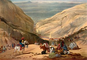 Leger komt uit de Shutargardan-pas in de Logar-vallei, ca. 1840, 1901