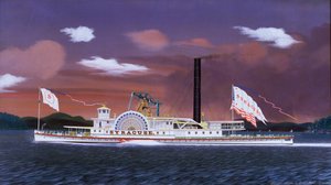 Het stoomschip Syracuse door James Bard