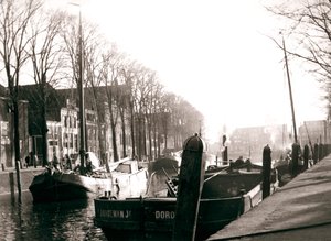 Kanalboten, Dordrecht, Nederland