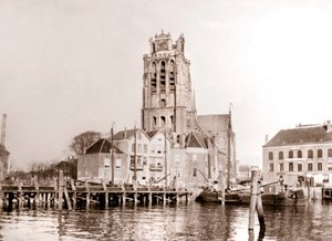 Kerk aan het kanaal, Dordrecht, Nederland