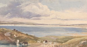 Landschap bij de Kust met Weg op de Voorgrond door James Bulwer