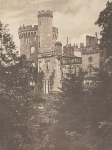 Uitzicht op Tullichewan Kasteel, Glasgow door James Campbell of Strachathro