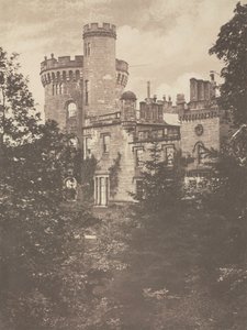 Uitzicht op Tullichewan Castle, Glasgow door James Campbell of Strachathro