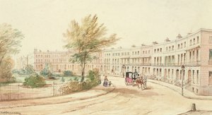 Royal Crescent, Cheltenham, c.1850