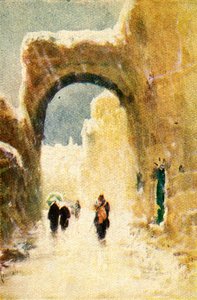 Jeruzalem in de winter - Johannes x. 22, ca. 1924 door James Clark, Henry A Harper