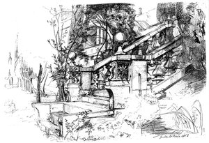 De tuin bij Rome, 1848 ca. 1880-1882