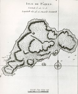 Paaseiland, uit Reisatlas van James Cook