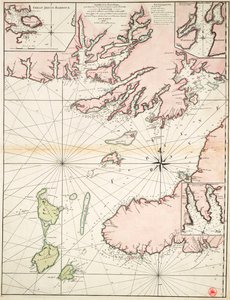 Deel van de zuidkust van Newfoundland inclusief Fortune Bay