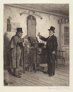 Een Glas met de Squire door James David Smillie