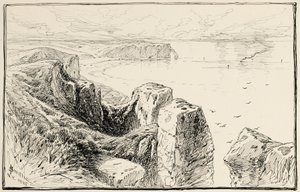 Kliffen van Normandië, nabij Etretat door James David Smillie