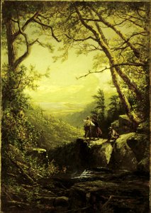 Kaaterskill Clove, januari 1865, 1865 door James David Smillie