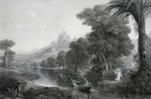De Reis van het Leven: Jeugd, ca. 1855 door James David Smillie