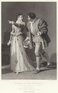Benedick en Beatrice, Veel drukte om niets, Act IV, Scene I