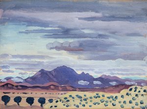 In de Pyreneeën, ca. 1911 door James Dickson Innes