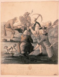 De grafdelvers, ca. 1787